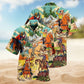 Cowboy Men Ride Horses Hawaiian Shirt For Resort Trips, Coastal Parties, And Warm Weather Style