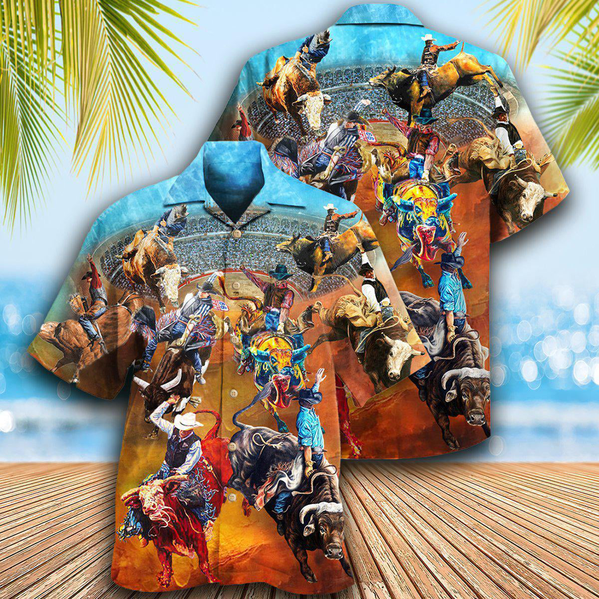 Western Country Hawaiian Shirt With All Over Print For Vacation Getaways Resort Wear And Casual Celebrations