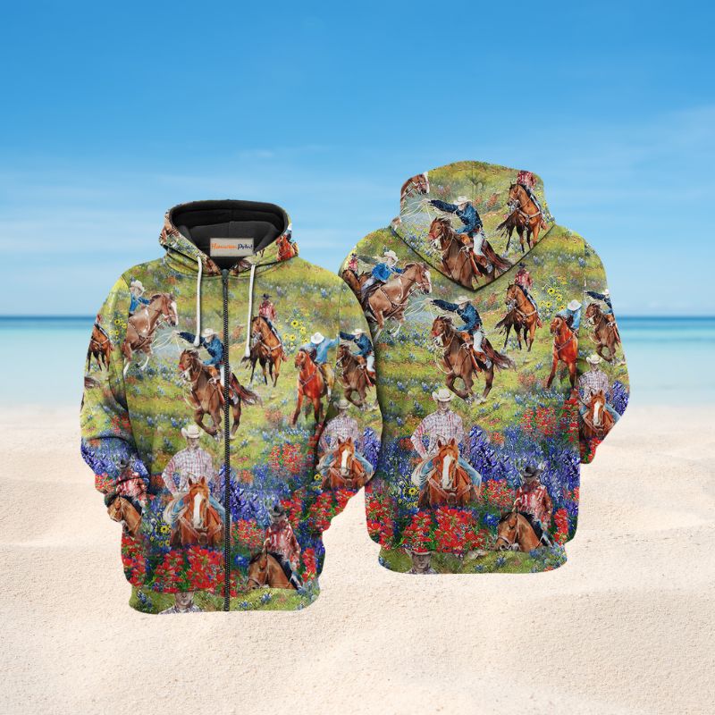Cowboy Dog Love Life Hoodie For Country Streetwear Outdoor Trips And Everyday Comfort