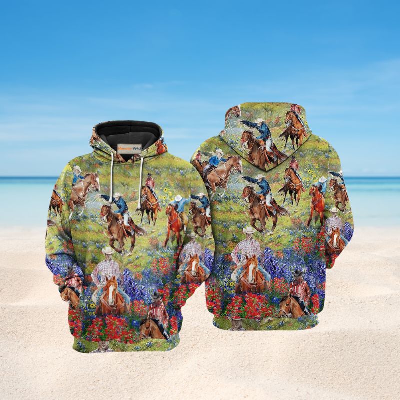 Cowboy Dog Love Life Hoodie For Country Streetwear Outdoor Trips And Everyday Comfort