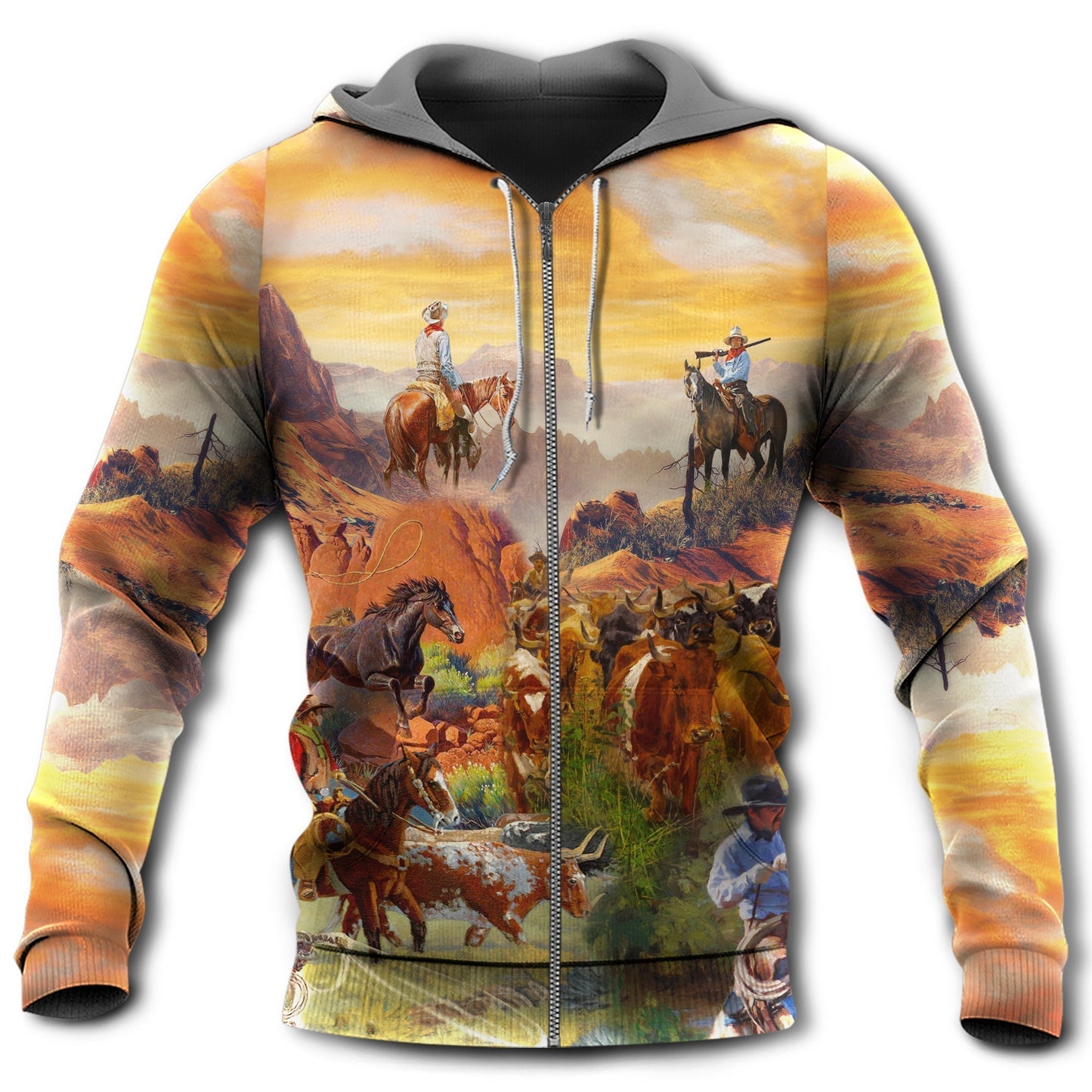 Cowboy Life Hoodie For Country Outings Travel Days And Relaxed Streetwear