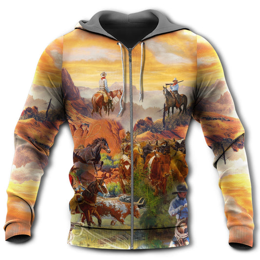 Cowboy Life Hoodie For Country Outings Travel Days And Relaxed Streetwear