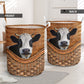 Cow Handmade Laundry Basket For Room Home Organizer