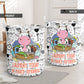 Cow Love Pattern Today Laundry Basket For Room Home Organizer