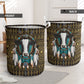 Cow Native American Laundry Basket For Room Home Organizer