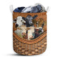 Cow Rattan Texture Laundry Basket For Bathroom Bedroom Storage