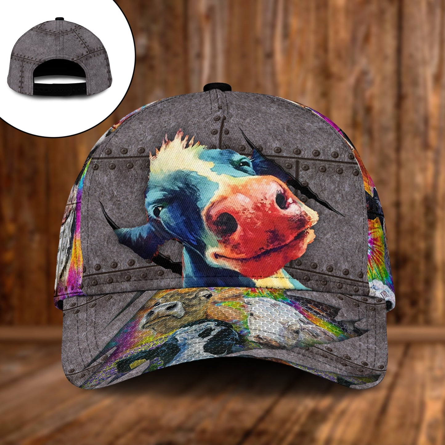 Cow Easily Distracted By Cows Classic Cap For Relaxed Outfits Outdoor Events And Holiday Trips
