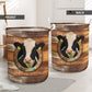 Cow Wood Vintage Laundry Basket For Room Home Organizer
