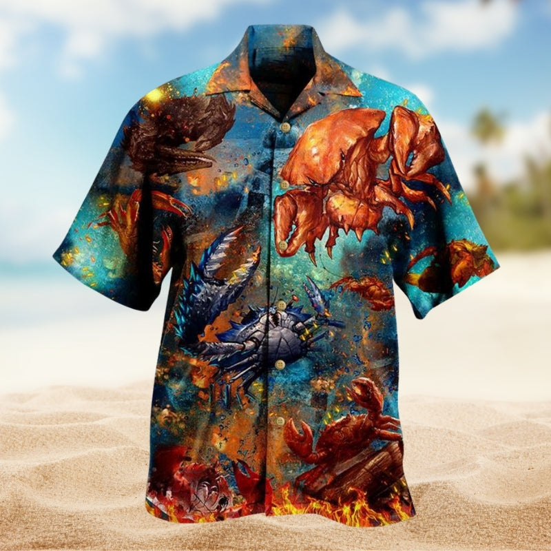 Halloween Cat Hawaiian Shirt Relaxed Style View For Vacation Style