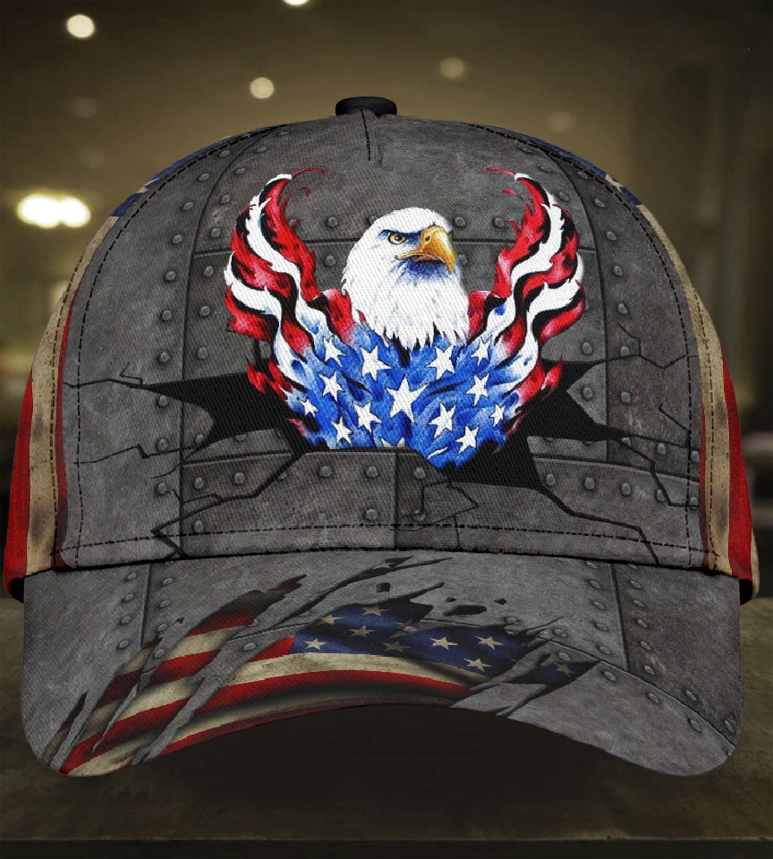 Crack American Eagle Classic Cap For Outdoor Events Beach Travel And Relaxed Daily Style