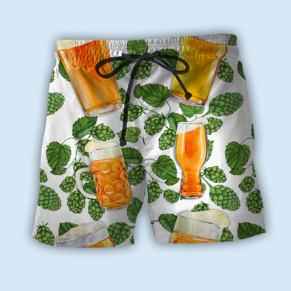 Craft Beer Cool Beach Shorts For Beach Trips And Relaxed Vacation Styling