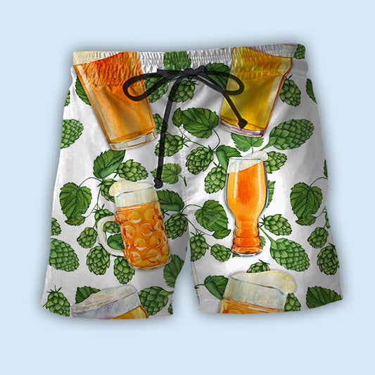 Craft Beer Cool Beach Shorts For Beach Trips And Relaxed Vacation Styling