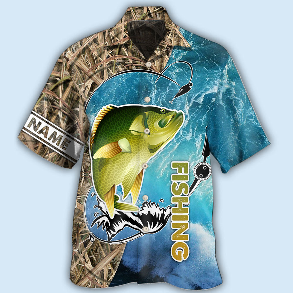 Happy Fishing Crappie Personalized Hawaiian Shirt For Poolside Relaxation And Sunny Getaways