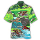 Creative Crawfish Forest Adventure Hawaiian Shirt For Island Vacations, Resort Wear, And Relaxed Seasonal Style
