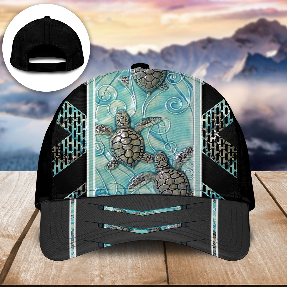 Ceramic Turtle Cool Classic Cap For Summer Vacations Parties And Outdoor Events