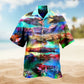 Colorful Crocodile Animals Hawaiian Shirt For Island Vacations, Resort Wear, And Relaxed Seasonal Style