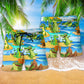Crocodile Summer Love Fun Beach Shorts Pattern View For Resort Days And Outdoor Activities