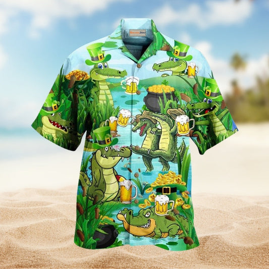 Tropical Lobstering Lobster Hawaiian Shirt Fabric Pattern Detail For Warm Weather Events
