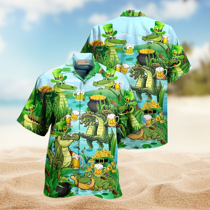 Tropical Lobstering Lobster Hawaiian Shirt Button Front Artwork For Coastal Travel