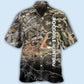 Crocodile Hunting Camo Hawaiian Shirt For Vacation Days And Relaxed Coastal Outings