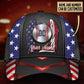 Custom Baseball Wings Flag Personalized Name Number Classic Cap For Parties Vacations And Relaxed Daily Outfits