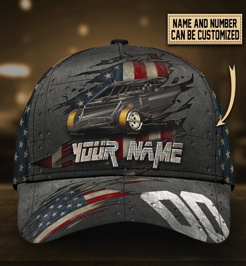 Custom Crack Dirt Racing American Classic Cap For Outdoor Travel Festivals And Relaxed Everyday Wear