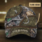 Custom Fishing Camo Hook Pattern Classic Cap For Casual Outfits Vacations And Everyday Styling