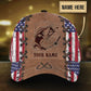 Custom Fishing Leather Pattern American Personalized Classic Cap For Outdoor Travel Festivals And Relaxed Everyday Wear