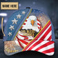 Custom God Bless America Eagle Flag Classic Cap For Casual Travel Parties And Comfortable Outdoor Wear