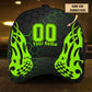 Custom Green Neon Racing Personalized Name Classic Cap For Comfortable Daily Wear Travel And Weekend Outings