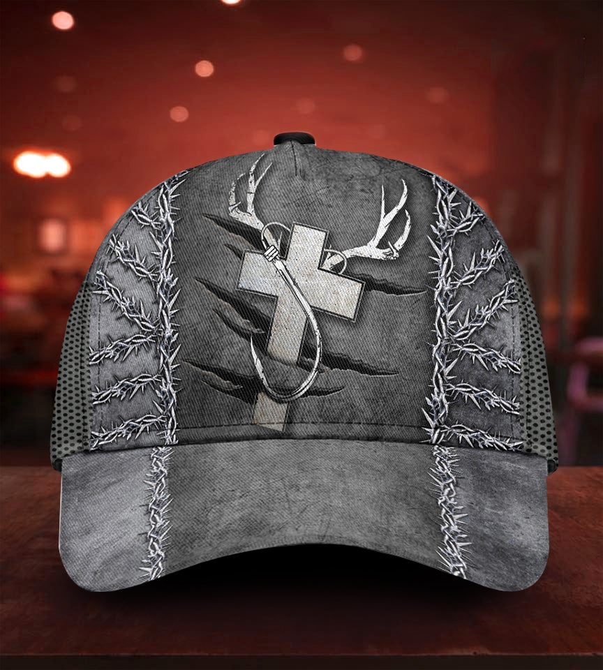 Fishing Hunting Christian Outdoor Classic Cap For Outdoor Activities Weekend Trips And Casual Wear