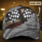 Custom Racing American Flag Vintage Classic Cap For Travel Adventures Weekend Wear And Casual Style