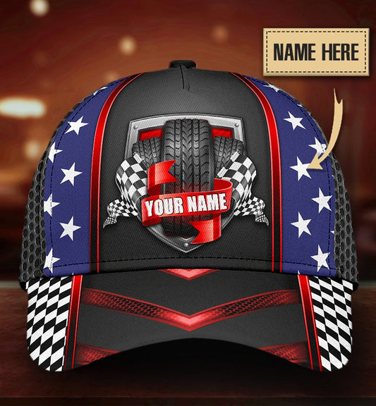 Custom Racing Lover American Classic Cap For Vacation Style Outdoor Activities And Daily Comfort