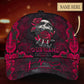 Custom Skull Roses Faith Hope Love Classic Cap For Daily Comfort Outdoor Fun And Weekend Vacations