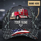 Custom Truck Driver Metal American Classic Cap For Weekend Travel Outdoor Events And Casual Outfits