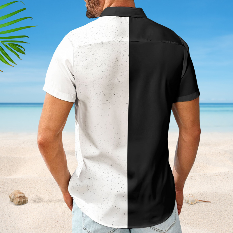 Retro Custom Bikes Photo Men Husband Bikers Hawaiian Shirt For Summer Vacation And Beach Travel