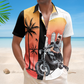 Retro Custom Bikes Photo Men Husband Bikers Hawaiian Shirt For Summer Vacation And Beach Travel