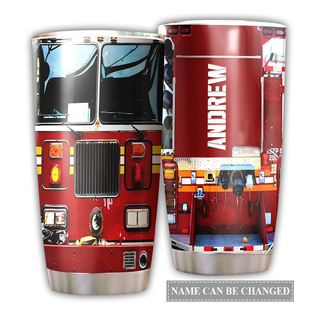 Firefighter In Life Personalized 20 Oz Tumbler For Coffee Travel And Daily Drinks