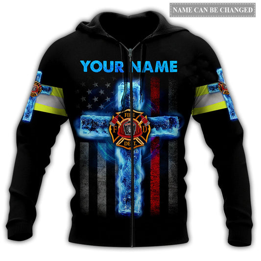 Firefighter Faith Inspired Hoodie For Community Gatherings Seasonal Outings And Relaxed Comfort