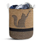 Small Size Cat Cute Rope Wallpaper Laundry Basket For Bathroom Bedroom Storage