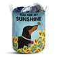 Dachshund Are My Sunshine Laundry Basket For Bathroom Bedroom Storage