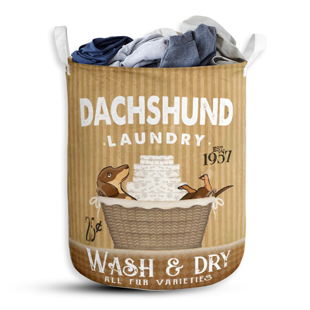 Dachshund We Have A Dachshund Laundry Basket For Bathroom Bedroom Storage