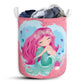 Mermaid Basic Love Style Laundry Basket For Bathroom Bedroom Storage
