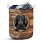 Small Size Dachshund Cute Laundry Basket For Bathroom Bedroom Storage