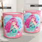 Mermaid Basic Love Style Laundry Basket For Room Home Organizer