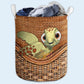 Turtle Cute Laundry Basket For Room Home Organizer
