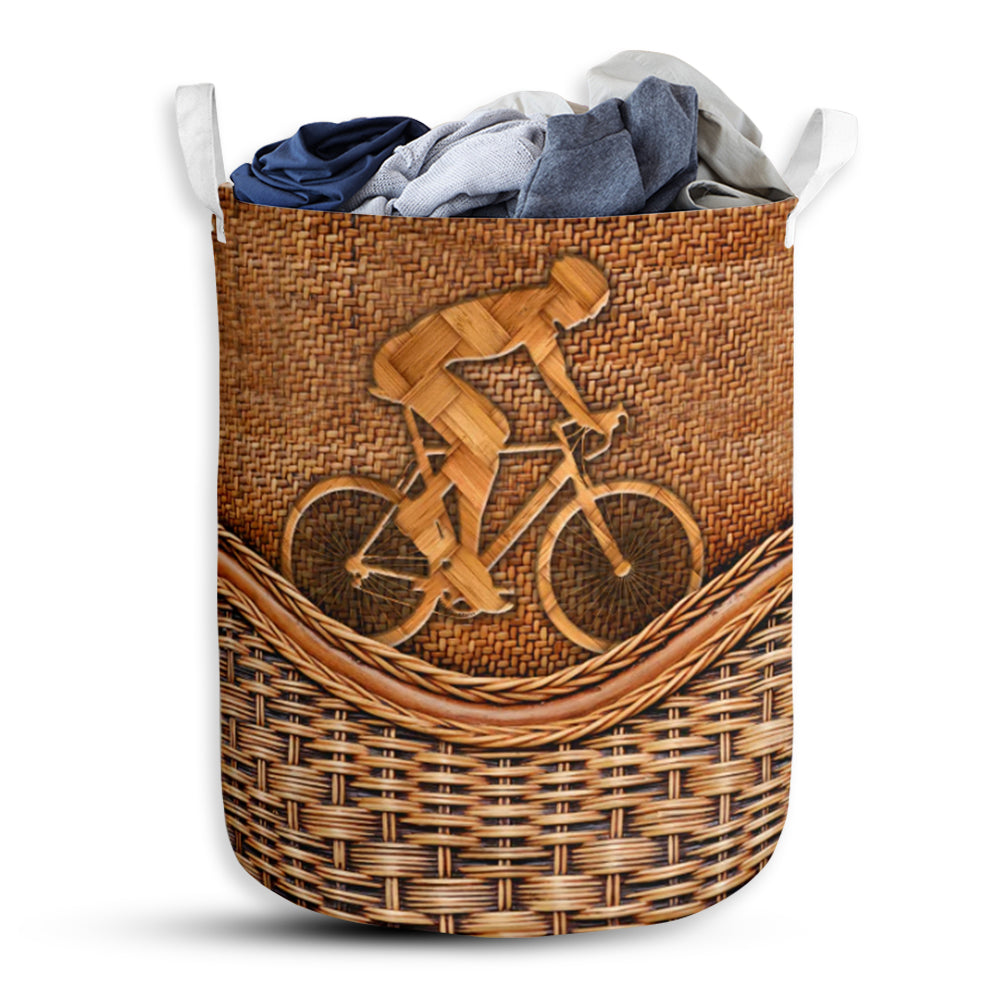 Cycling Rattan Texture Wonderful Style Laundry Basket For Bathroom Bedroom Storage