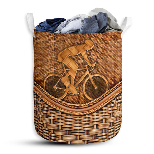 Cycling Rattan Texture Wonderful Style Laundry Basket For Bathroom Bedroom Storage