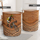 Cycling Rattan Texture Beautiful Style Laundry Basket For Room Home Organizer