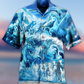 Horse Run Sea Free Souls Hawaiian Shirt For Warm Weather Adventures And Everyday Comfort